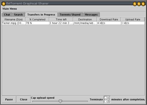 BitTorrent Graphical Sharer